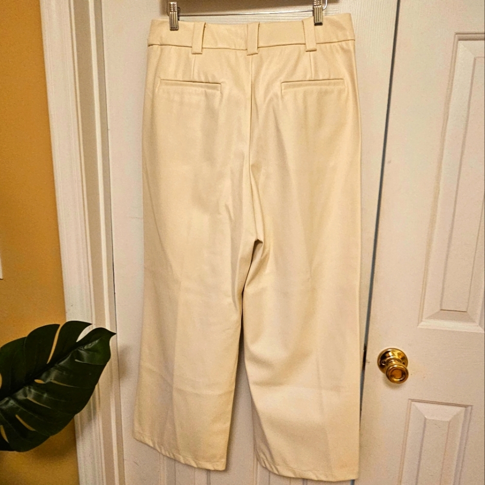 Cream Wide-Leg Pants GABRIELLE UNION - Picture 6 of 8